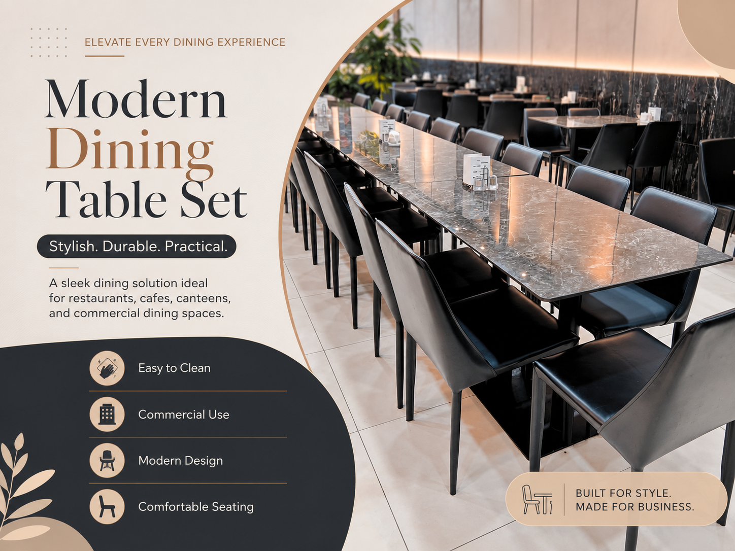HPL vs Laminated vs Sintered Stone Tables