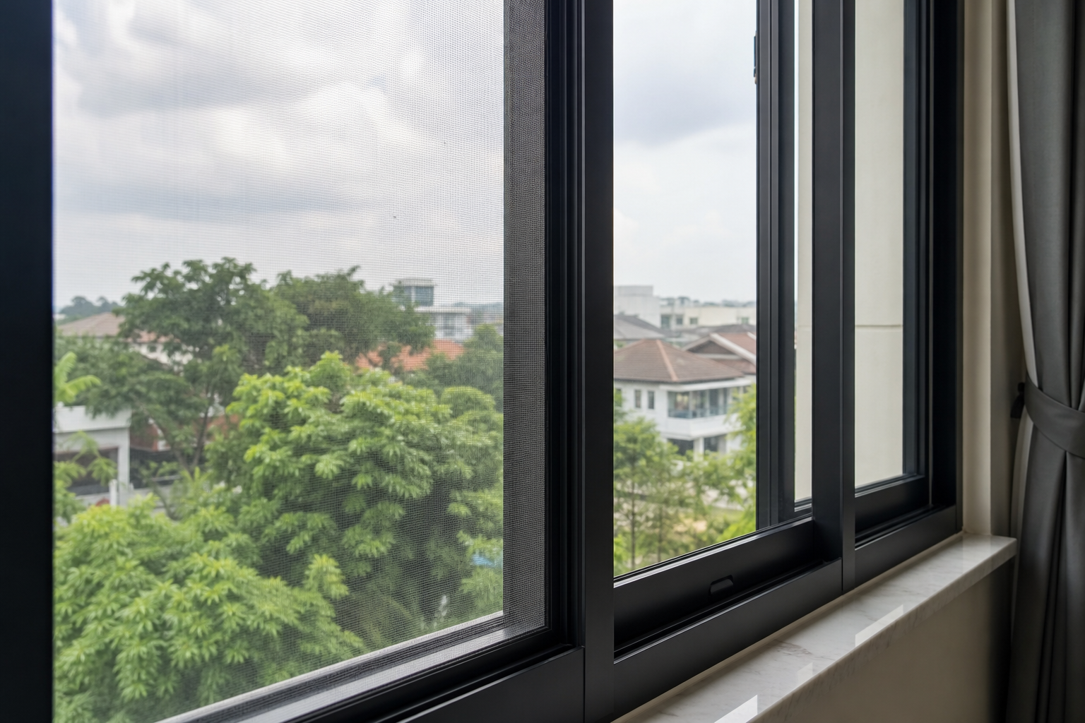 Mosquito Net Window in PJ for Home Ventilation Without Insects