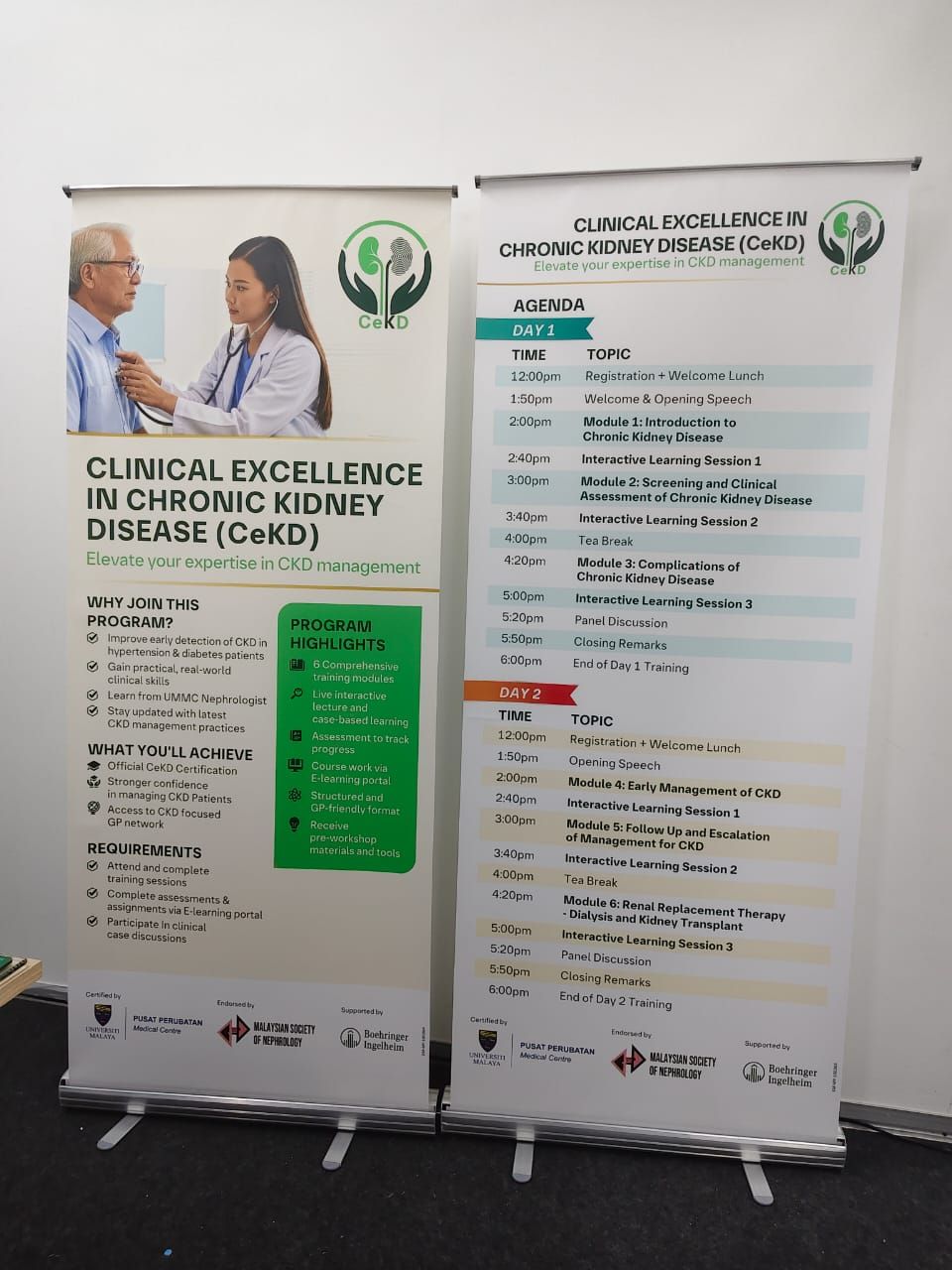 Print Roll Up Banner for Lecture & Seminar Event at Puchong, Selangor | Custom Retractable Banner Printing | Lecture Display Stand | Event Marketing Display | Roll Up Stand Printing | University Event Banner