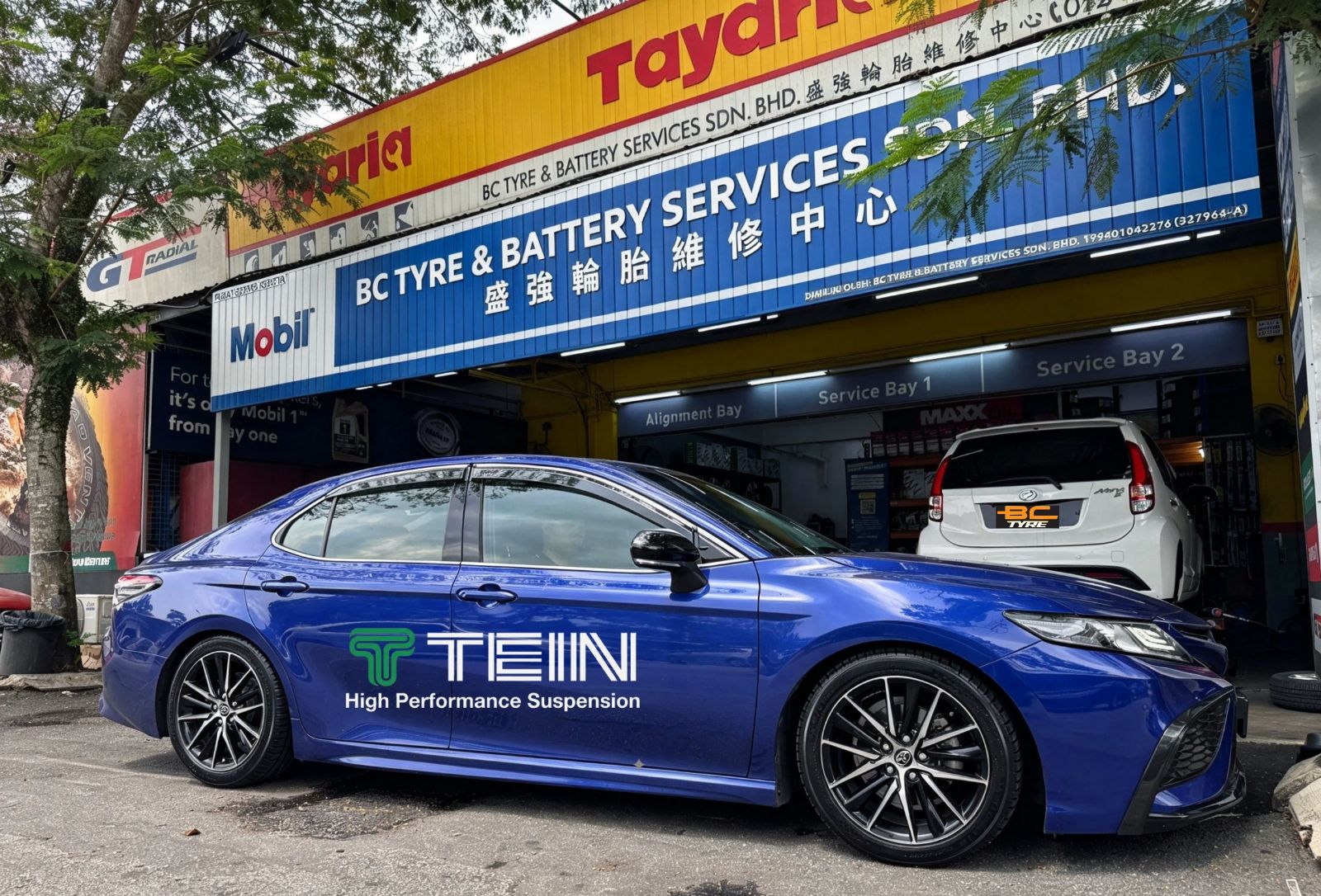 🚗✨ Toyota Camry XV70 一次升级！✅ TEIN Endura Pro Plus🎯 16段软硬可调避震系统🔥 235/45ZR18 Michelin Pilot Sport 5🛞_190329072026