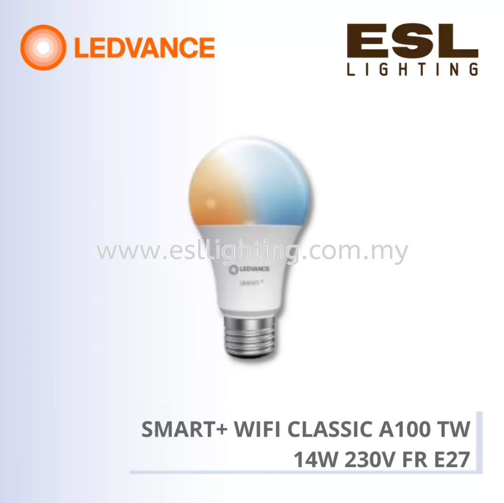 LEDVANCE SMART+ WIFI CLASSIC A100 TW 14W 230V FR E27 - 4058075485037