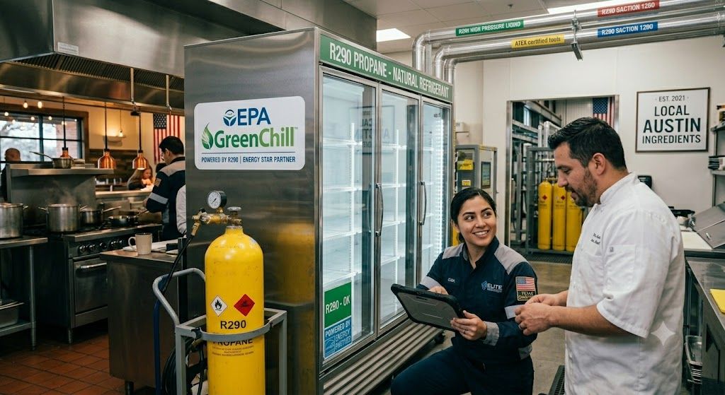 R290 commercial refrigeration US