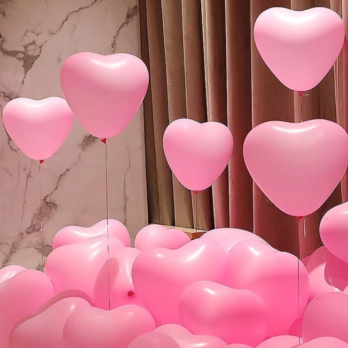 7inch Standard Heart Shape Balloons *Pink 100pcs  (B-SH7-232P)