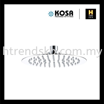Kosa 10'' Shower Head With Arm (Round S/Steel) SS002R10