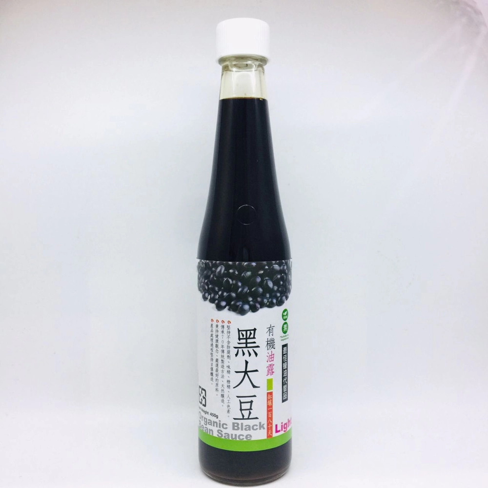 MH Food Organic Black Bean Sauce （Light）有機黑大豆油露 450g