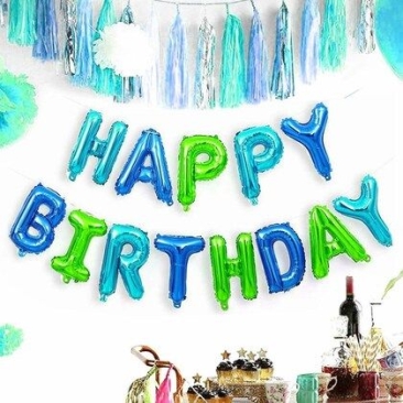 16inch Happy Birthday Foil Balloon Set *3 Warm Colour (16FB-HB-T1125-3WC)