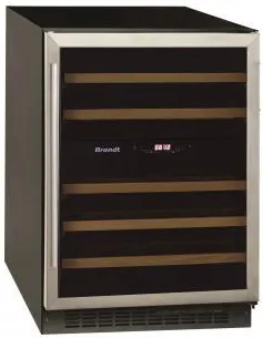 Brandt Free Standing/Slot-In  46 Bottles Wine Cellar CAV80X (Stainless Steel Frame)