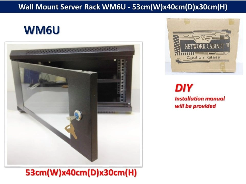 Wall Mount Server Rack WM4U / WM6U 