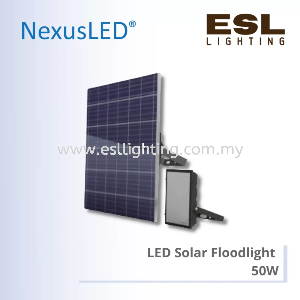 NEXUSLED LED Solar Floodlight 50W [SIRIM] IP66