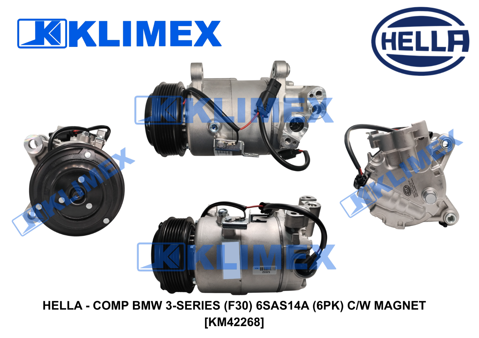 HELLA - COMP BMW 3-SERIES (F30) 6SAS14A (6PK) C_W MAGNET [KM42268]