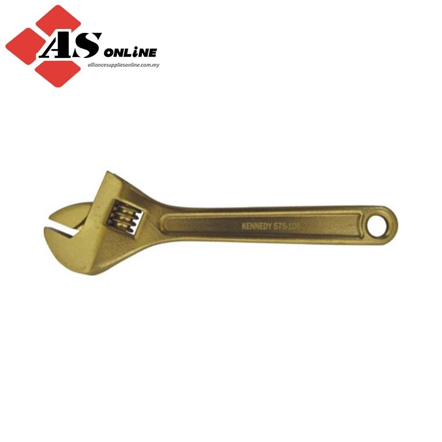 KENNEDY Single End, Non-Sparking Adjustable Spanner, 250mm, Metric / Model: KEN5751100K