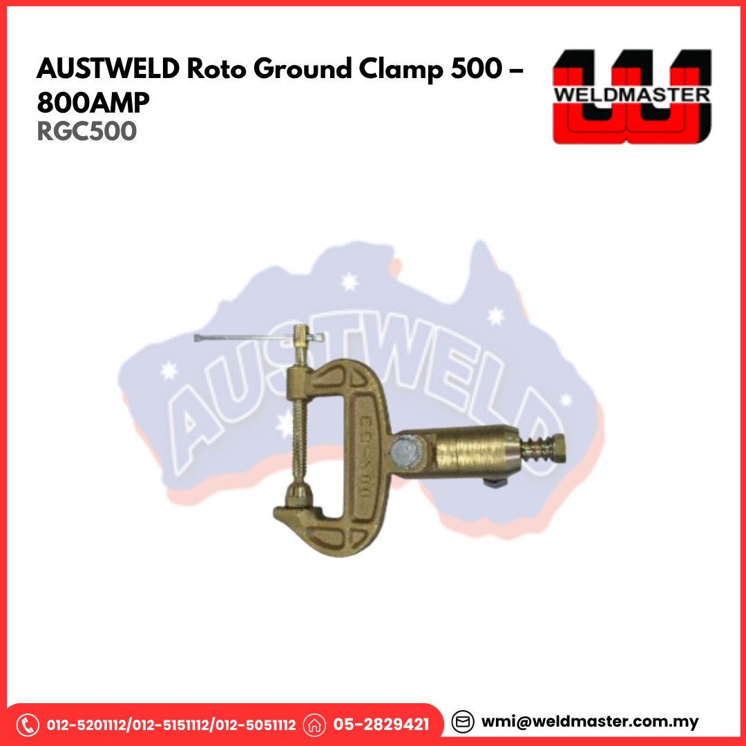 AUSTWELD ROTO GROUND CLAMP - 500 – 800AMP (RGC500)