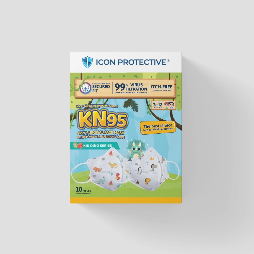 KN95 Kid Series - Dino ( 10s )