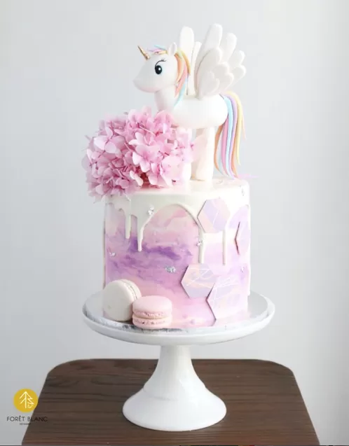 Unicorn Flower Cake