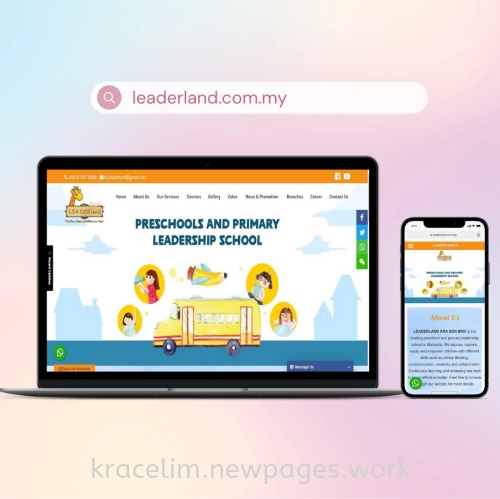 Website Design Penang - Preschool & Primary Daycare 