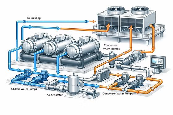 Design and build chiller plant contractor