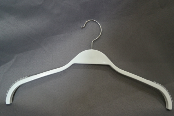 500108WH - Hanger W005 38cm White (10pcs) Plastic Hanger HANGERS Singapore Supplier, Supply, Manufacturer | Nikorex Display (S) Pte. Ltd.