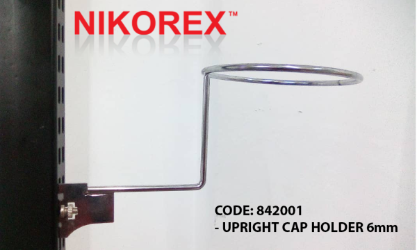 842001 - UPRIGHT CAP HOLDER 6mm AA UPRIGHT ACCESSORIES Singapore Supplier, Supply, Manufacturer | Nikorex Display (S) Pte. Ltd.