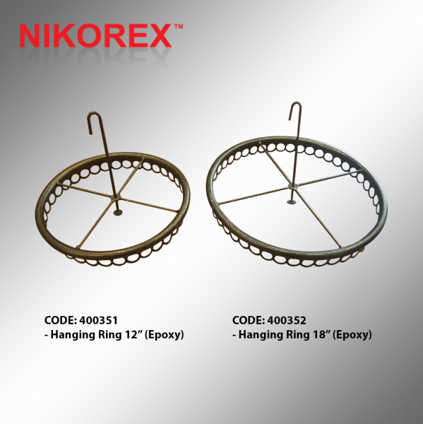 400351/400352 - Hanging Ring (Epoxy) Ring Stand GARMENT RACKS Singapore Supplier, Supply, Manufacturer | Nikorex Display (S) Pte. Ltd.