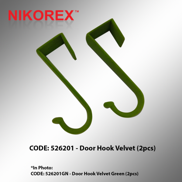 526201 - Door Hook Velvet (2pcs) FITTING ROOMS Singapore Supplier, Supply, Manufacturer | Nikorex Display (S) Pte. Ltd.