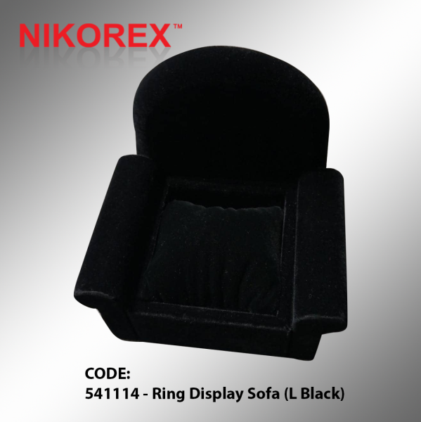 541114 - Ring Display Sofa (L Black) Ring Display JEWELRY DISPLAYS Singapore Supplier, Supply, Manufacturer | Nikorex Display (S) Pte. Ltd.