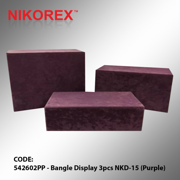 542602PP - Bangle Display 3pcs NKD-15 (Purple) Bangle Display JEWELRY DISPLAYS Singapore Supplier, Supply, Manufacturer | Nikorex Display (S) Pte. Ltd.