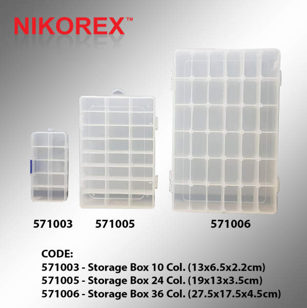 571003 / 571005 / 571006 Storage Box Storage Box ORGANIZERS & DISPLAY Singapore Supplier, Supply, Manufacturer | Nikorex Display (S) Pte. Ltd.