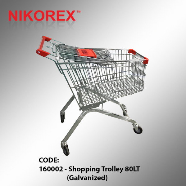 160002 - Shopping Trolley 80LT (Galvanized) SHOPPING TROLLEY SHOPPING TROLLEY & BASKETS Singapore Supplier, Supply, Manufacturer | Nikorex Display (S) Pte. Ltd.
