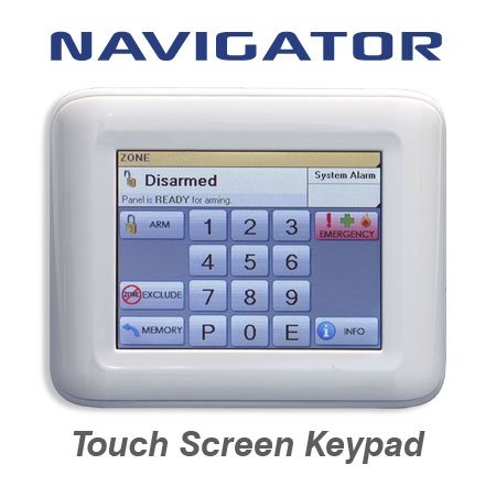 Ness Touch screen keypad Security Burglar Alarm System Singapore Supplier, Supplies, Provider | Sweet Home Integration Pte Ltd