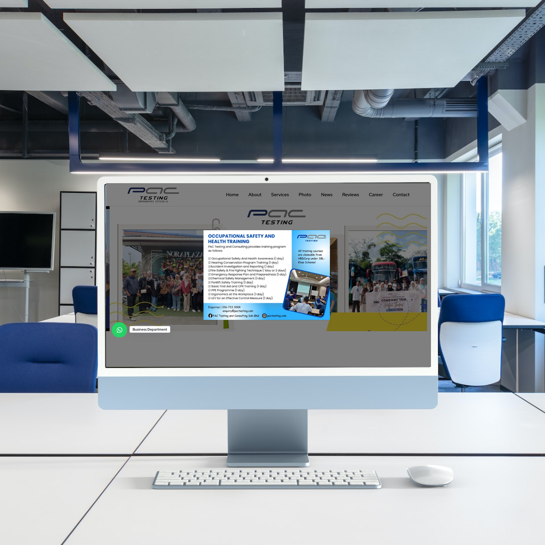 PAC Testing & Consulting Sdn. Bhd. Website Design & SEO Case Study | Environmental Consultant in Johor