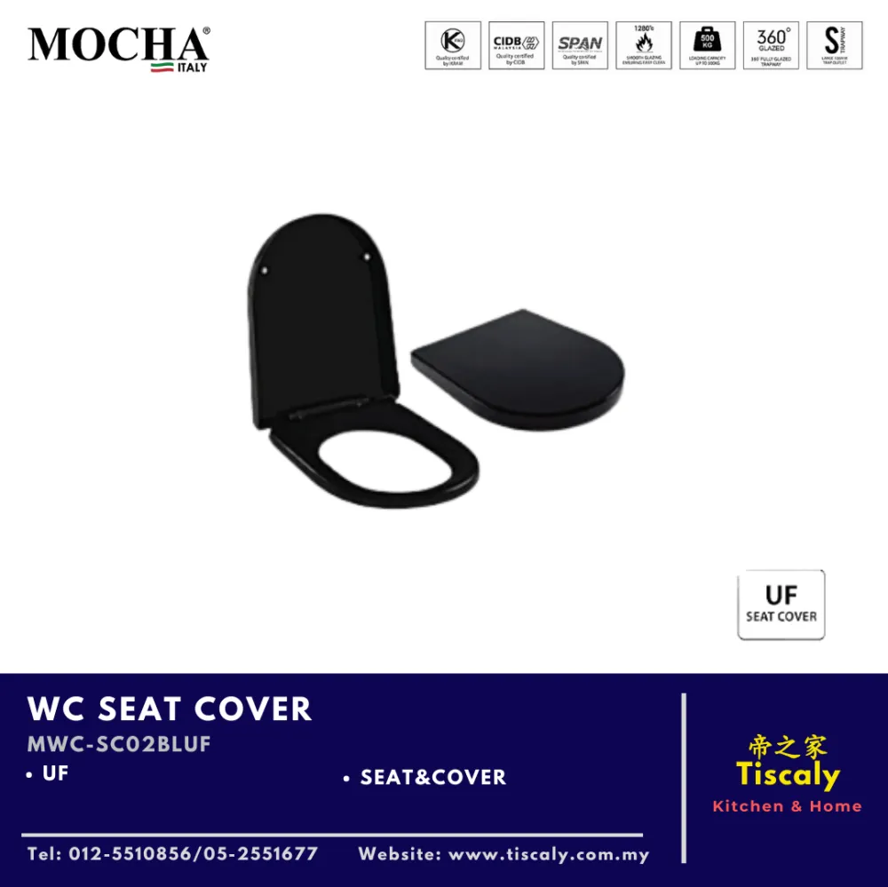 MOCHA WC SEAT COVER MWC-SC02BLUF