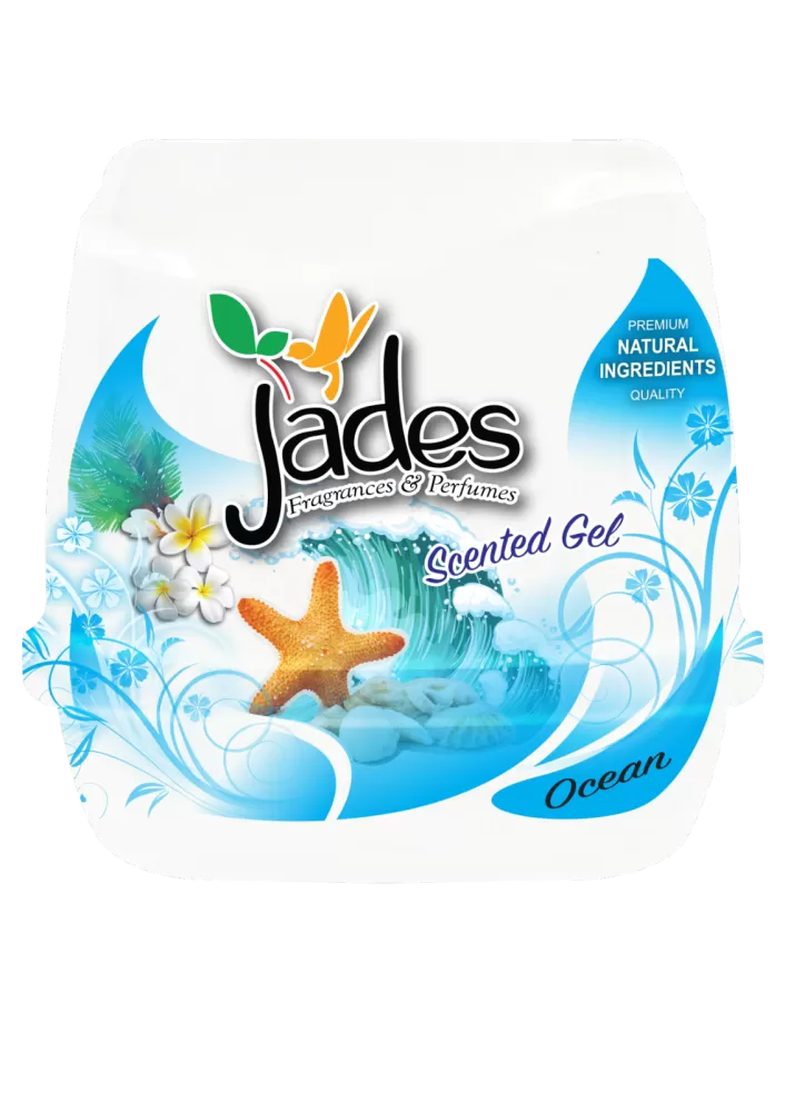 Jades Scented Gel 180gm - Ocean (Air Freshener Room)