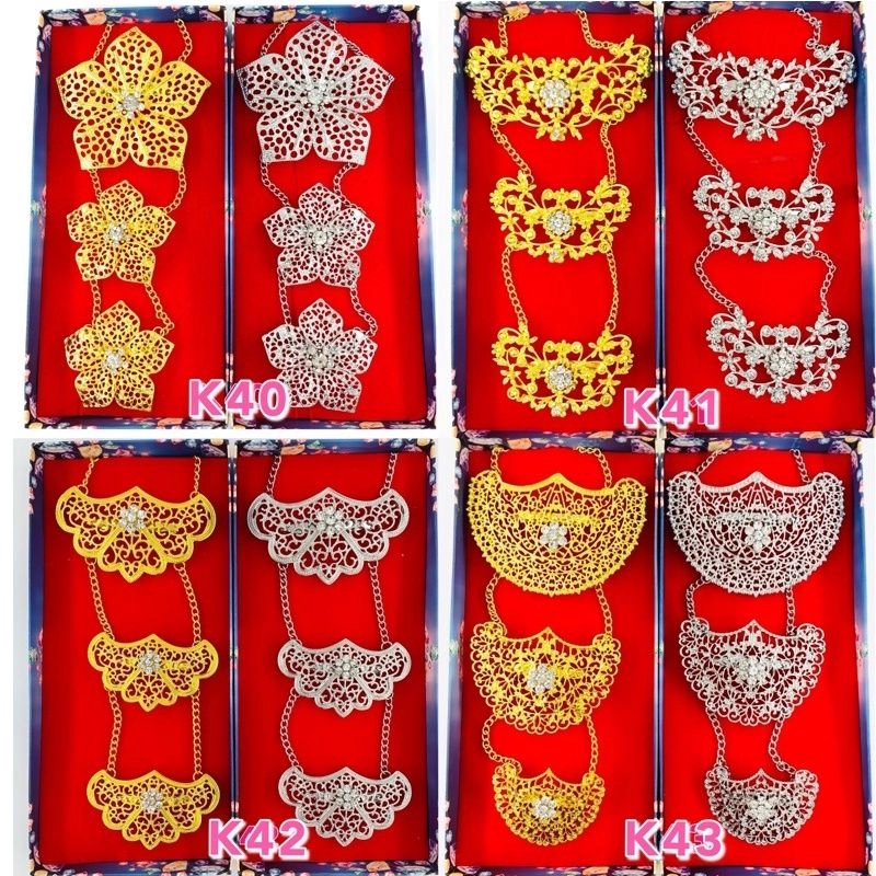 Dokoh Kebaya Berantai DEWASA Traditional Dokoh Kebaya Juntai Muslimah Brooch Kebaya