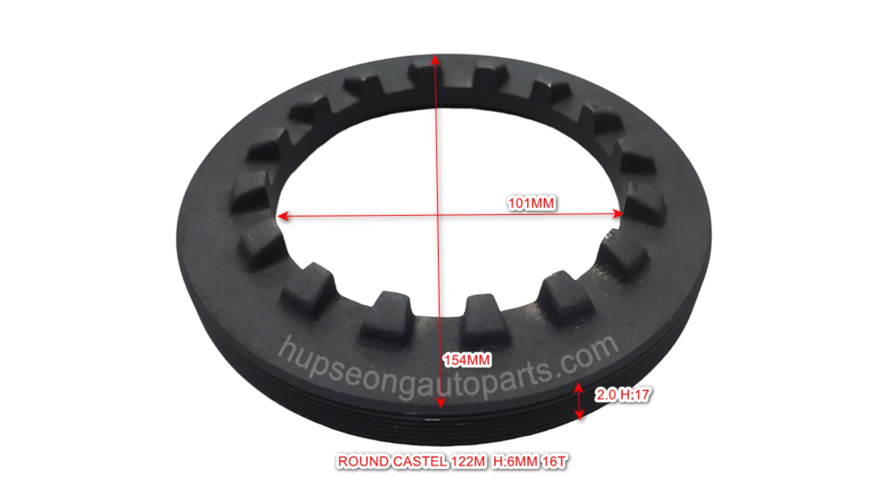 CXZ 10PC PD CROWN GEAR ADJUSTER NUT (CGN-CXZ-20)