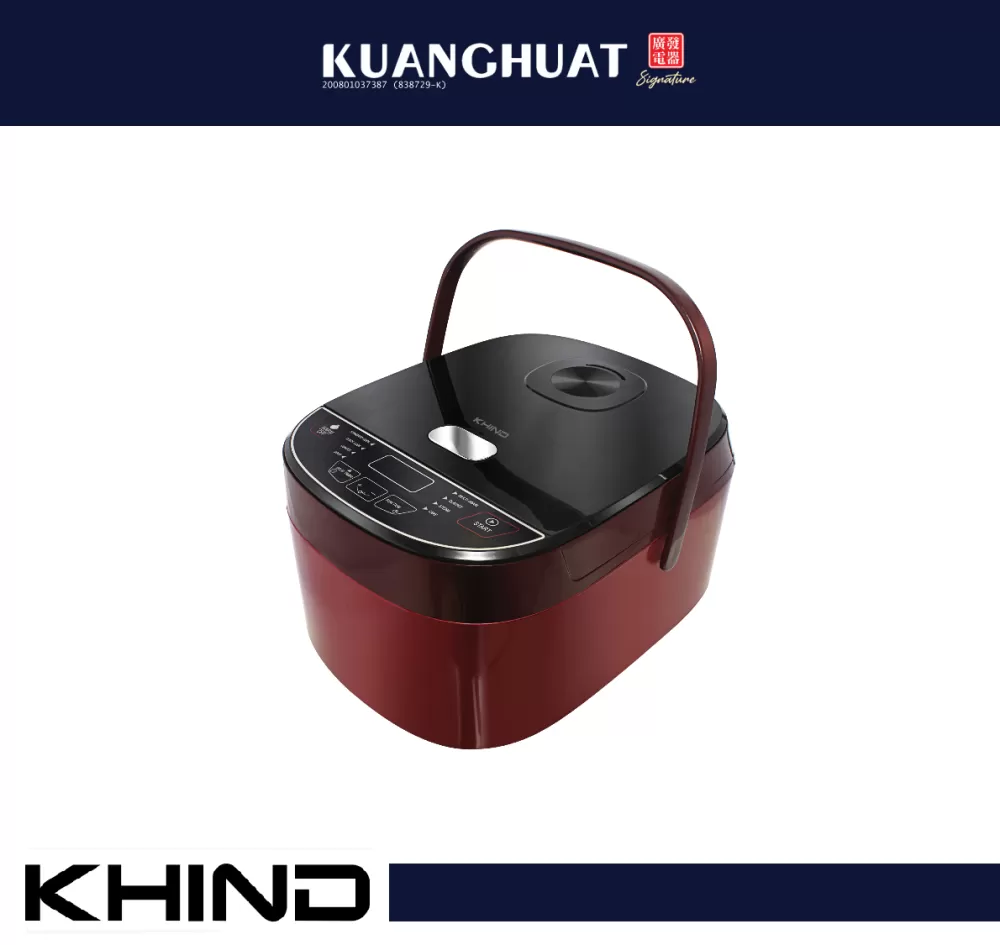 KHIND Anshin Fuzzy Logic Rice Cooker (1.8L) RCM18SS