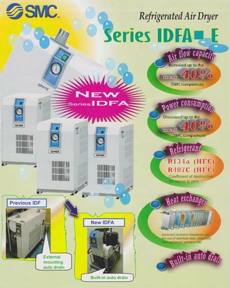 Series IDFA-E SMC Air Dryers Puchong, Selangor, Kuala Lumpur (KL), Malaysia. Supplier, Suppliers, Supplies, Supply | ST Service & Trading Sdn Bhd / ST M&E Prudence Sdn Bhd