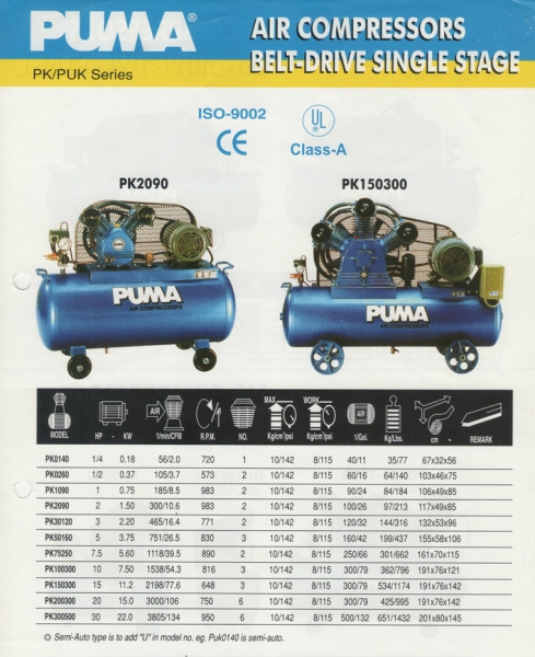  Puma Piston Air Compressors Puchong, Selangor, Kuala Lumpur (KL), Malaysia. Supplier, Suppliers, Supplies, Supply | ST Service & Trading Sdn Bhd / ST M&E Prudence Sdn Bhd