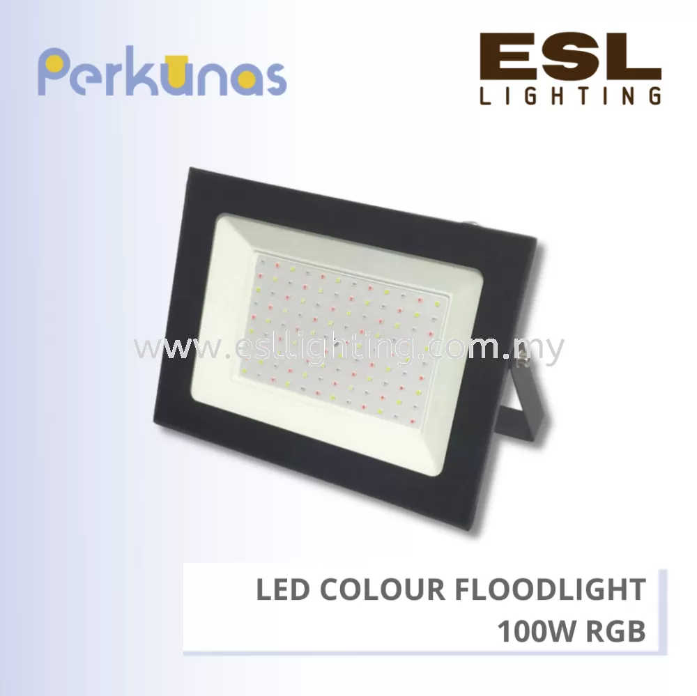 PERKUNAS LED COLOUR FLOODLIGHT 100W RGB