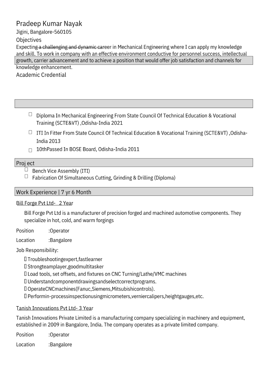 MECHANICAL ENGINEERING