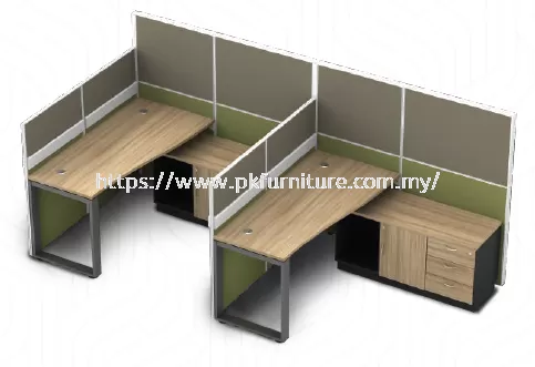 Open Plan System 60+30 - 2 Pax Office Workstation