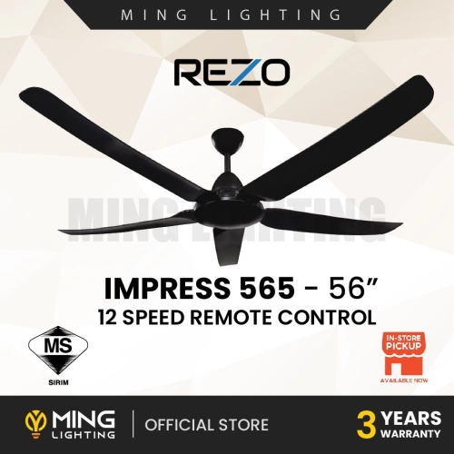 REZO Ceiling Fan IMPRESS 565 Classic Series 56"