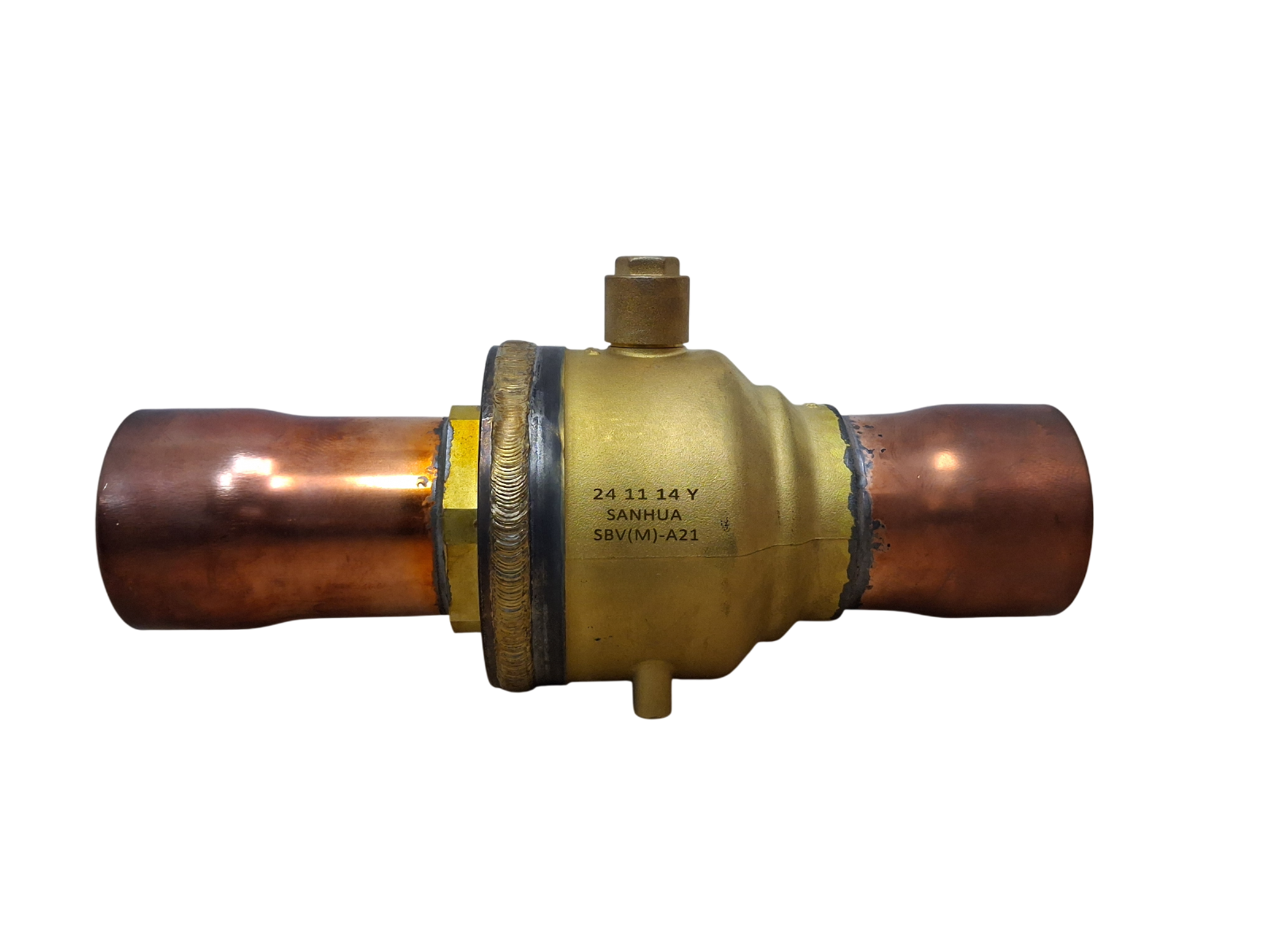 SANHUA SBV (M)-JA21YHSY-2-SA BALL VALVE 2-5/8'' WITH ACCESS VALVE