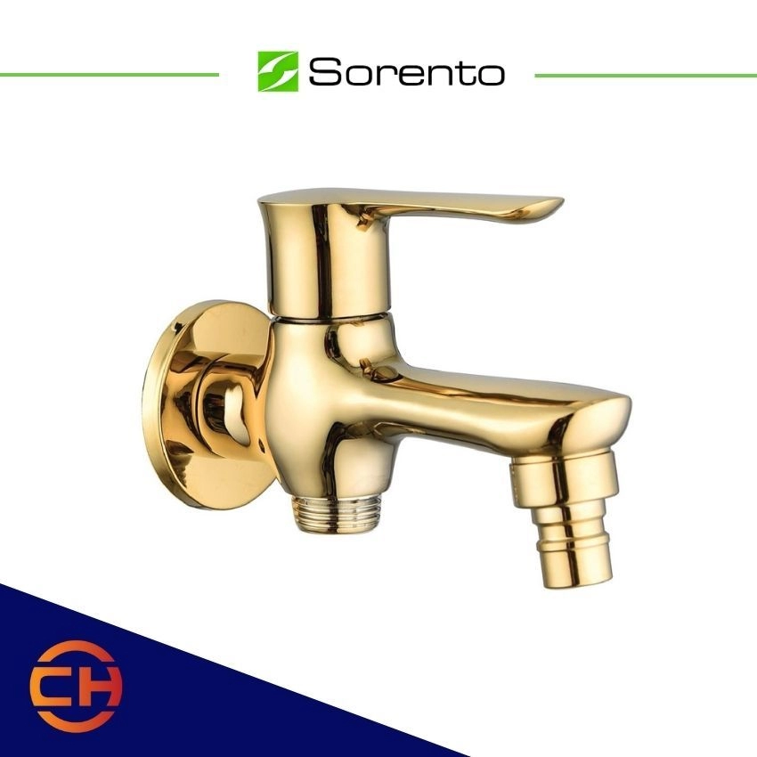 SORENTO BATHROOM FAUCET SRTWT5844-GM / SRTWT5844-FRG / SRTWT5844-GY Two Way Tap ( Golden Yellow / Full Rose Gold / Gunmetal )