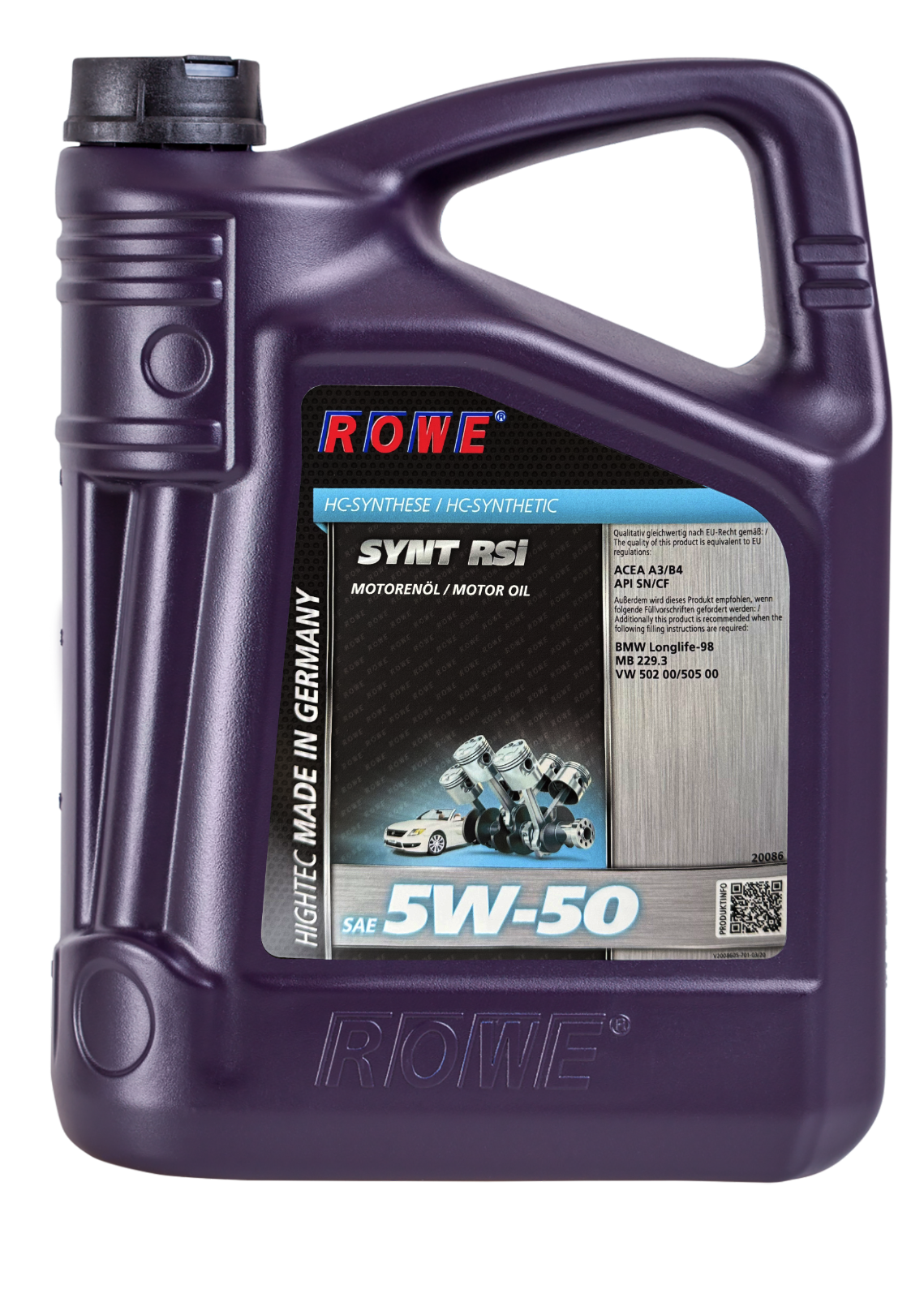 HIGHTEC SYNT RSi SAE 5W-50