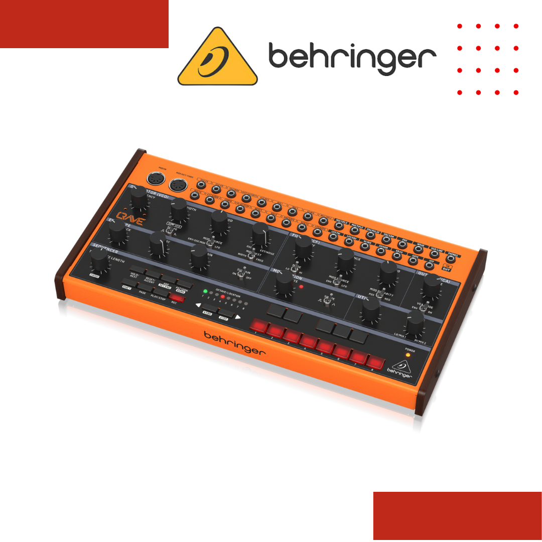 Behringer Crave Analog Synthesizer with Sequencer