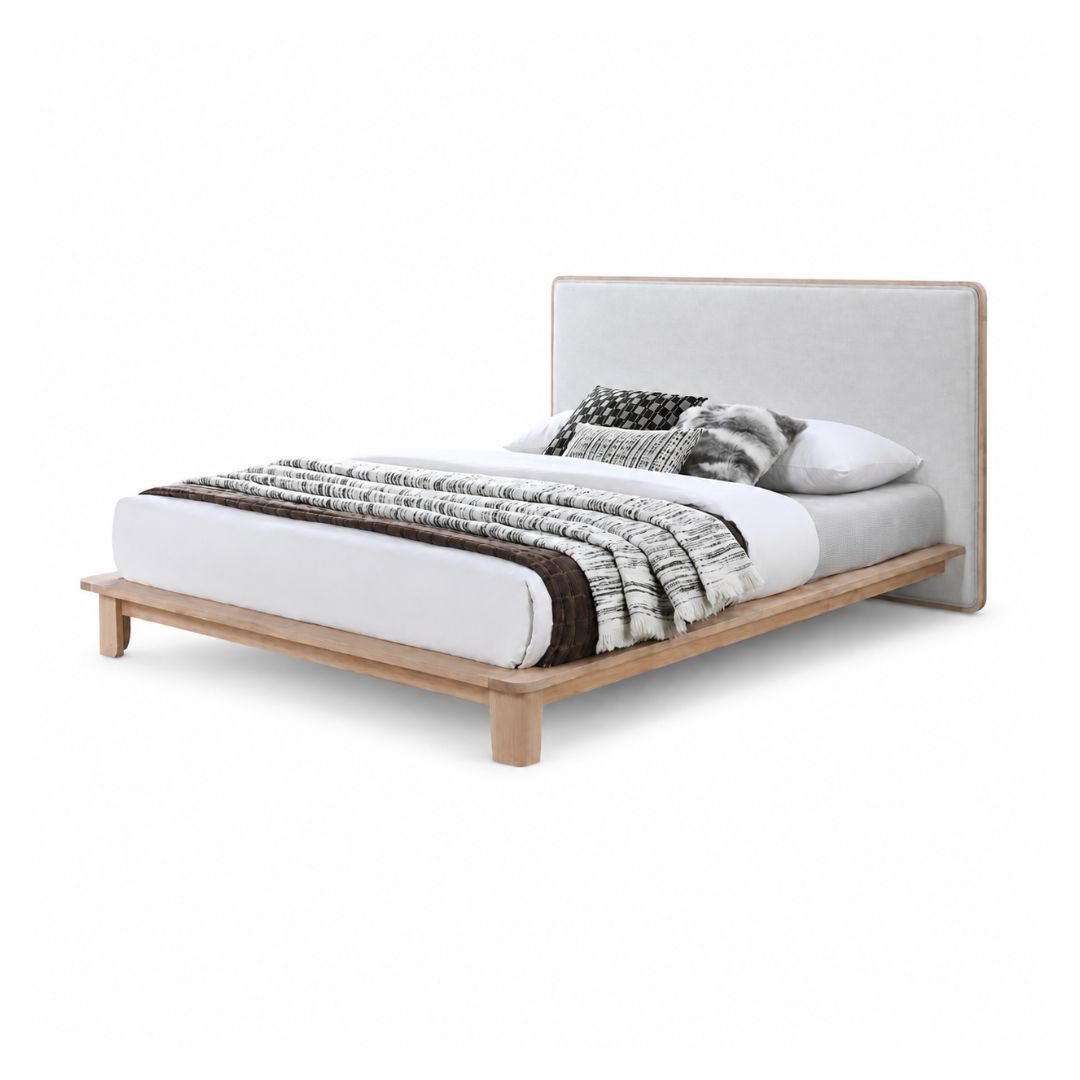Natural Modern Wooden Bedframe