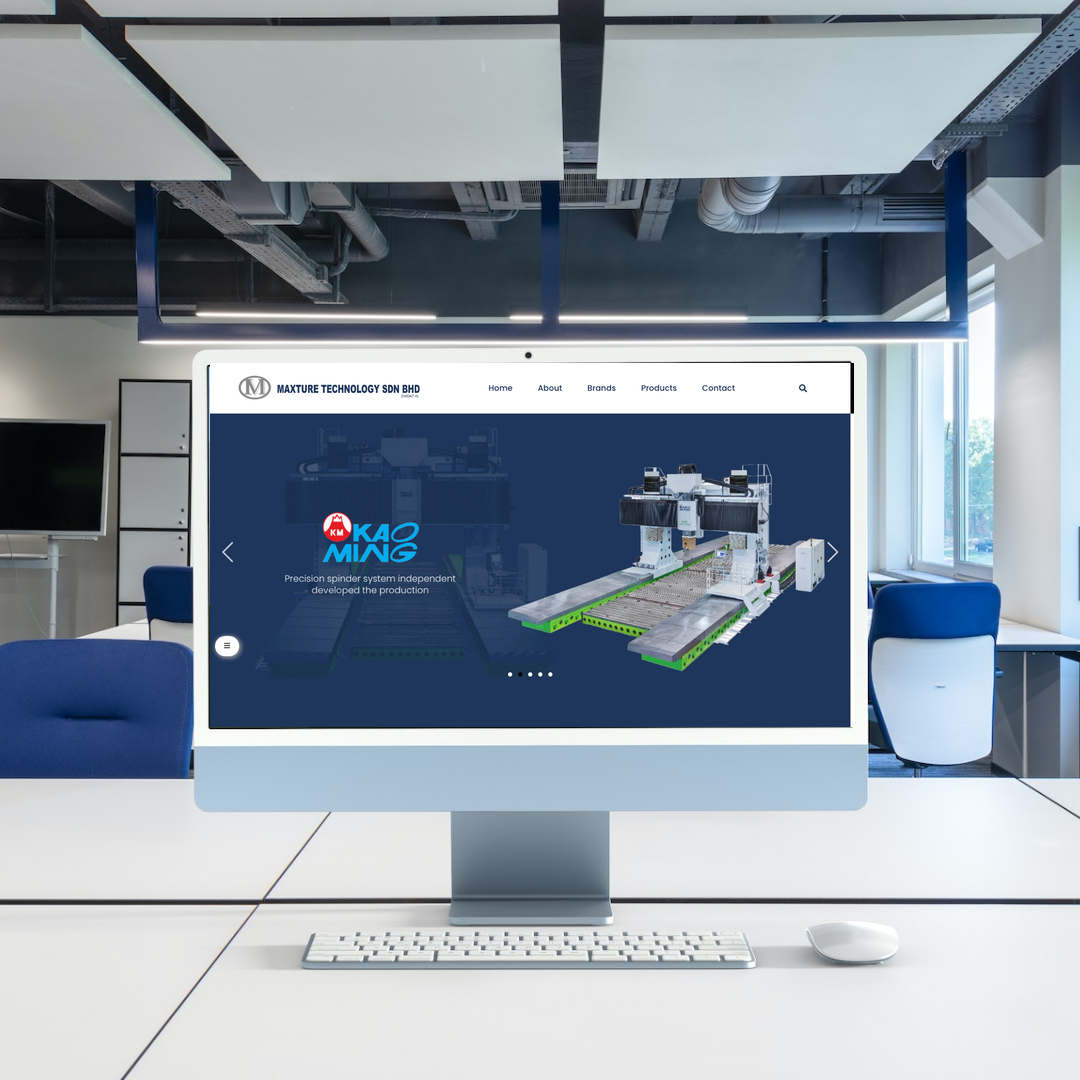 Vertical Machining Center Website Design & SEO | Selangor