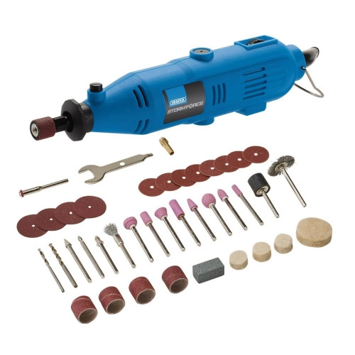 98521 - Draper Storm Force 230V Rotary Multi-Tool Kit, 135W (40 Piece)