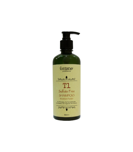 Fontane T1 Moisture Factor Sulfate Free Shampoo (500ml)