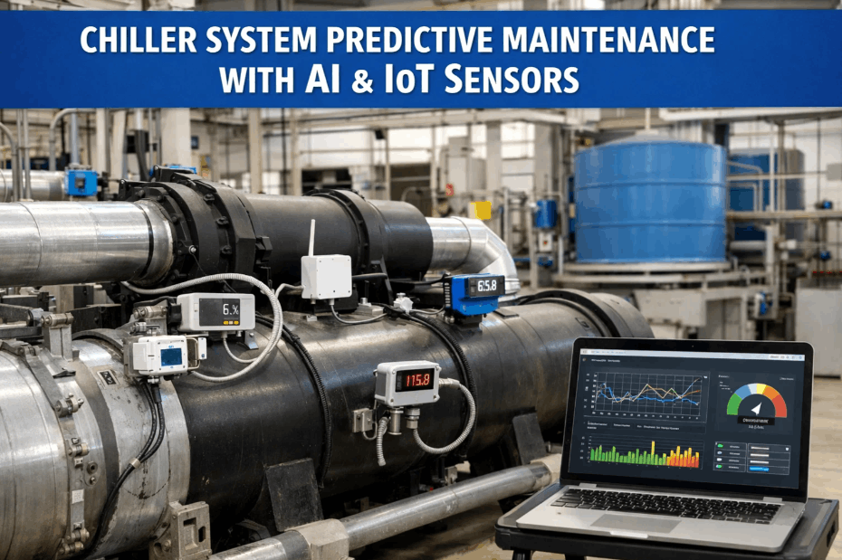 IoT (Internet of Things) chiller monitoring upgrade